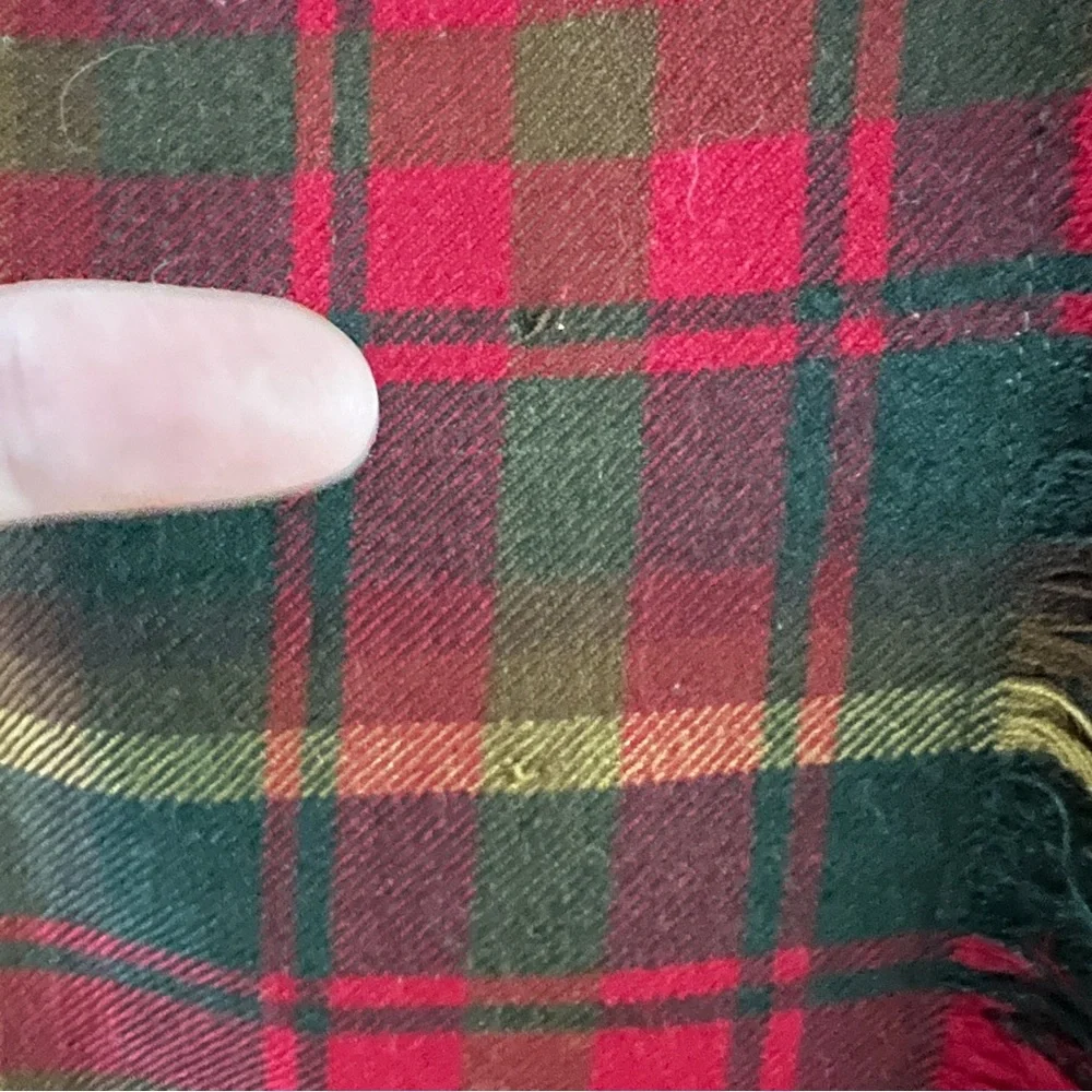 Maple Leaf Tartan Highland Queen Vintage Ladies Kilt Authentic All Wool Pleated - Picture 5 of 7